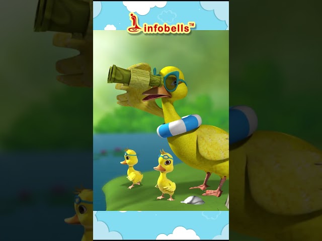 അഞ്ച് ചെറിയ താറാവുകൾ-Five Little Ducks | Malayalam Rhymes & Kids Songs | Infobells #malayalamrhymes