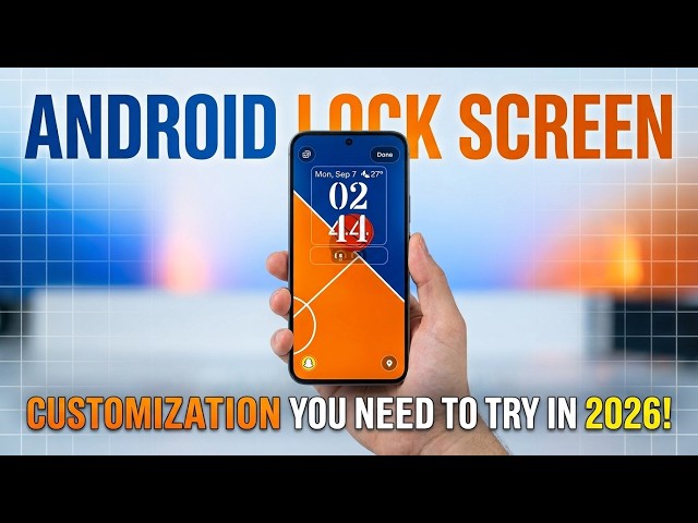 Android Lock Screen Customization You NEED to Try in 2026!