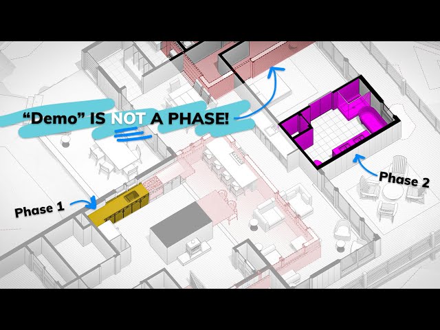 Revit Phasing Tutorial : Multi-Phase and Demolition (Office Hour Sessions)
