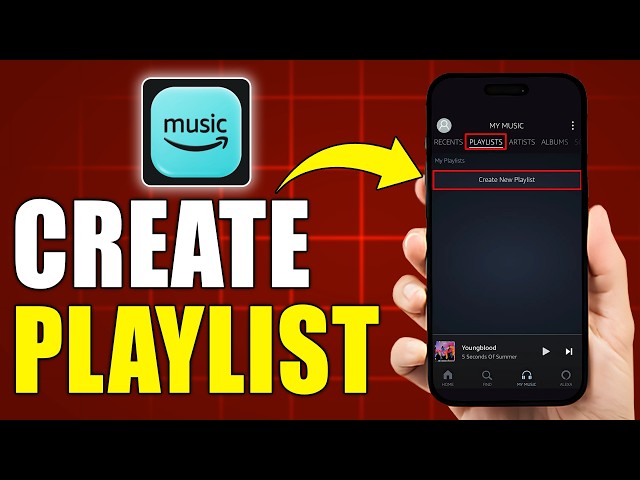How to Create a Playlist on the Amazon Music App (Make Your Own Playlist On Amazon Music Tutorial)