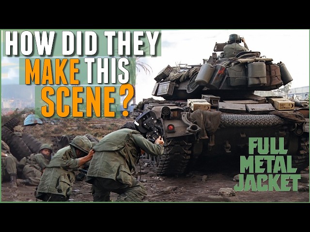 Did they Fire for Real ? - Look at Full Metal Jacket tank Scene.