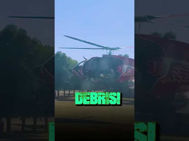 Helicopter VS TIV-2 #helicopter #tornado #tank