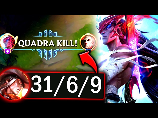 YONE TOP IS LITERALLY A 1V5 QUADRA KILL MACHINE (BROKEN) - 2026 Yone TOP Gameplay Guide
