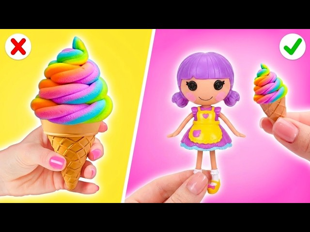 Dulces en Miniatura 🍦 Heladería DIY Llena de Creatividad