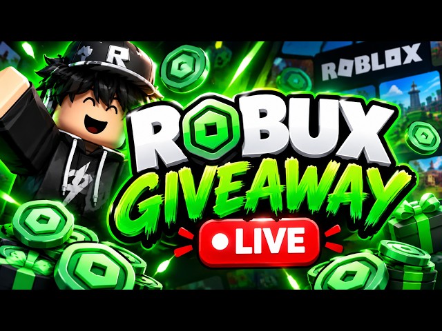 FREE ROBUX GIVEAWAY LIVE 🔴 ROBLOX😱🔥