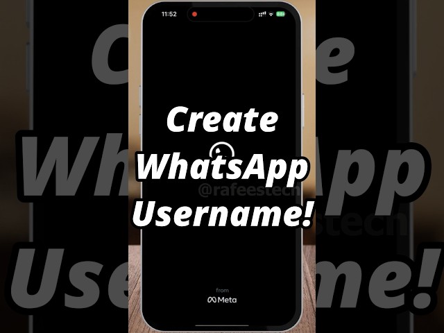 NEW WhatsApp Username Feature! #shorts