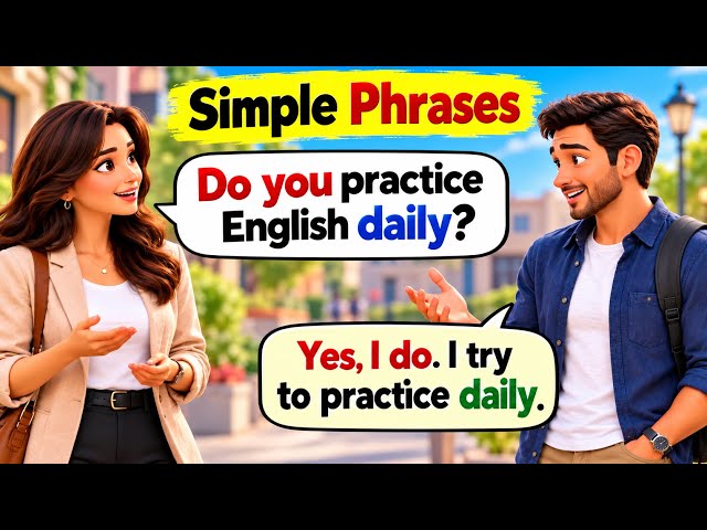 500 Simple Phrases | English Speaking Practice for Beginners