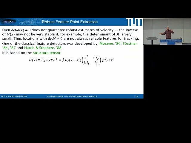 3DCV 2026 - Ch04: Estimating point correspondences