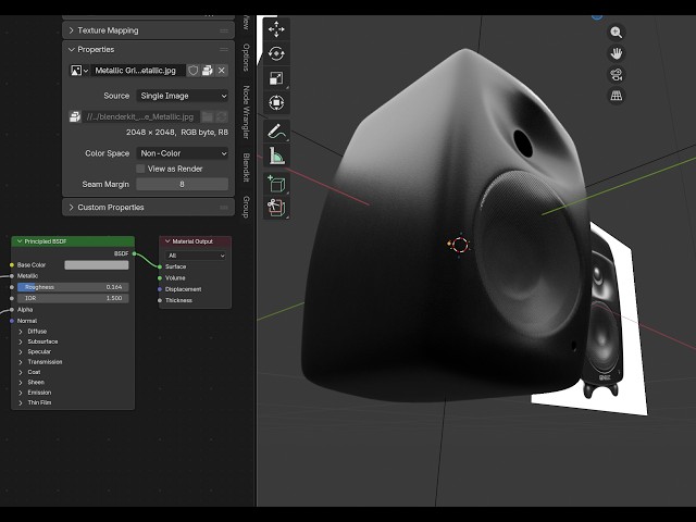 51. Hard Surface моделирование мониторов Genelec в Blender.  Часть 5