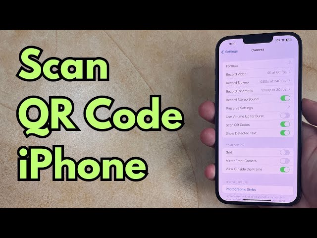 How to Scan QR Code on iPhone