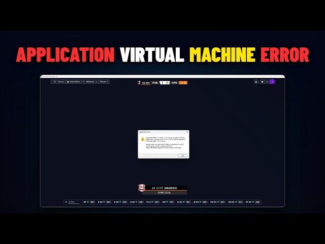 Fix This Application Cannot Run Under a Virtual Machine Error
