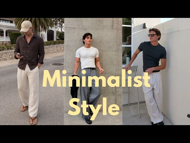 How to Dress in a Minimalist Style (Everything You Need as a Man)