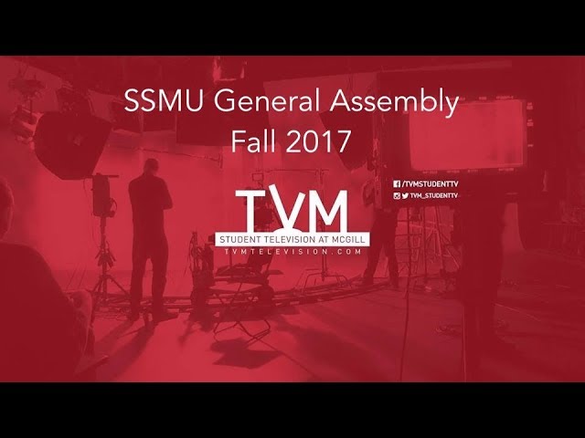 SSMU General Assembly - Fall 2017