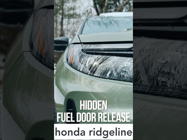 Hidden Fuel Release | Honda Ridgeline  #hondausa #hondaridgeline #hondatruck #ridgeline #honda