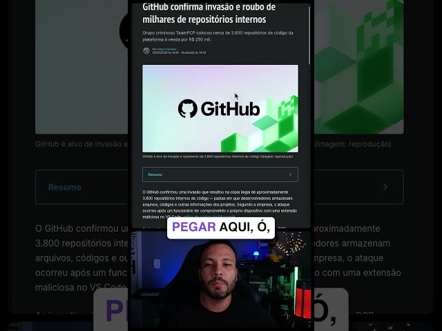 Invasão GitHub