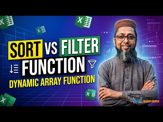 Sort vs Filter dynamic array function in just 3 mins