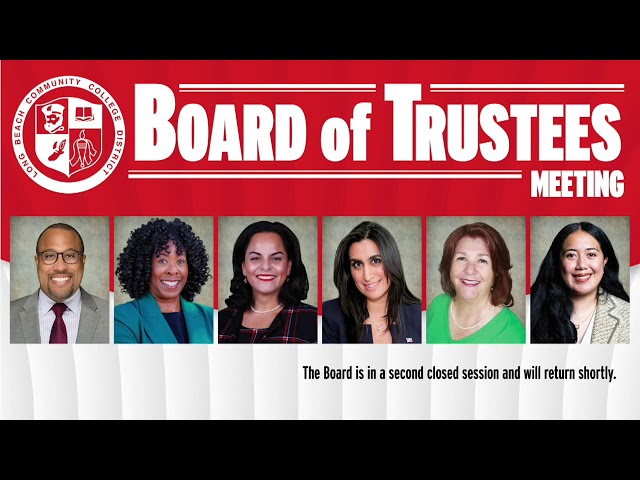 LBCCD Board of Trustees Meeting July 22nd 2026