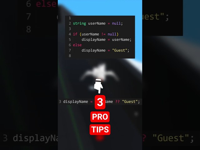 3 C# Tips Pros Use Daily 🚀 #csharp #programming