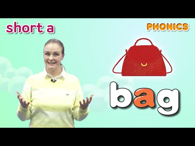 Short Vowels | Lesson 2 Short Vowel a (ag, ap) | 4 Step Phonics