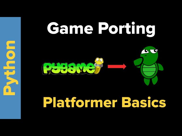 Python Game Porting Tutorial: Pygame to Turtle Platformer
