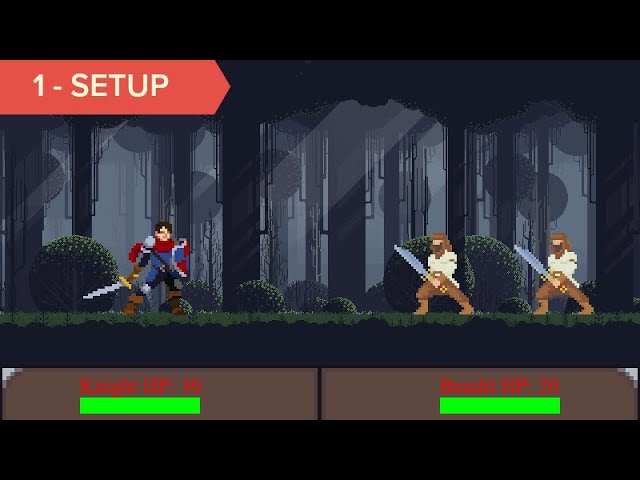 Python Final Fantasy Style RPG Battle Beginner Tutorial in PyGame - PART 1 | Game Setup