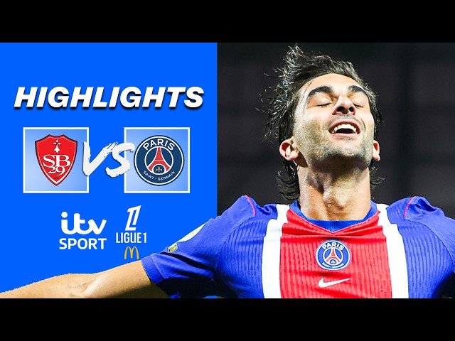 HIGHLIGHTS - Ferran Torres Strikes Again! | Brest v PSG | Ligue 1 x ITV Sport