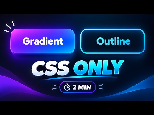Build 2 Cool CSS Buttons in 2 Minutes (No JavaScript)