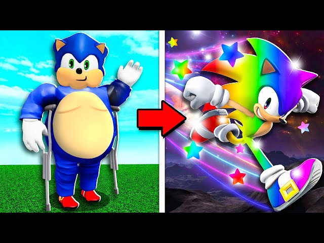 Upgrading SONIC To FASTEST EVER! (Roblox)