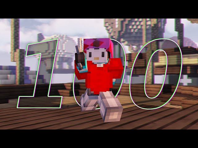 Hypixel Bedwars 100 Subscribers + 100 Stars Special Montage