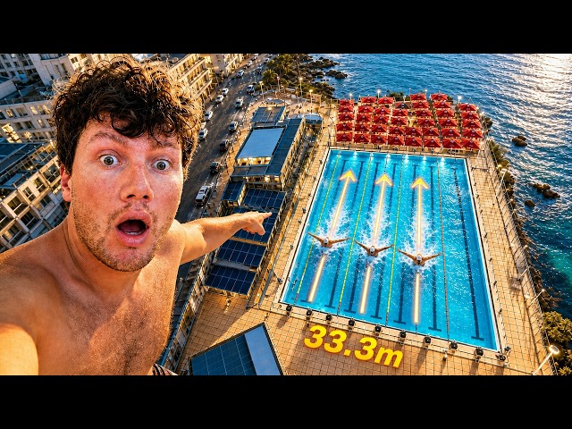 I Challenged Olympic Swimmers to a 33m Sprint