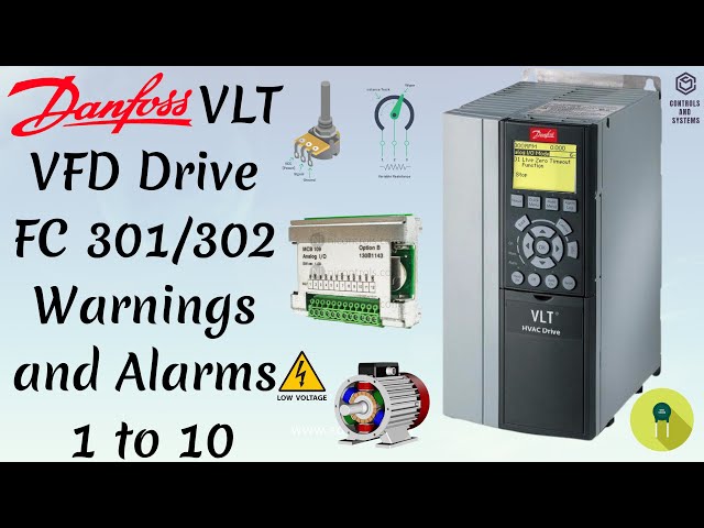 Danfoss FC301/302 VFD Alarms & Warnings 🚨 | Troubleshooting Guide Part-1 ⚙️