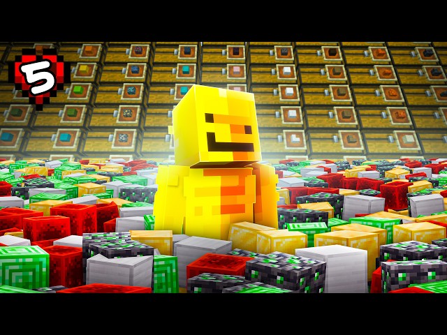 Storing EVERY Item in Hardcore Minecraft (it broke me)