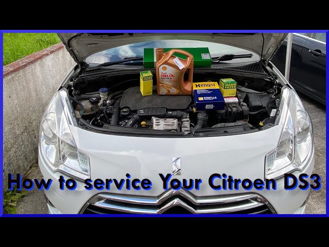 How To Service Citroen DS3 Cheap! (Oil,Oil Filter, Cabin Filter, Air Filter)