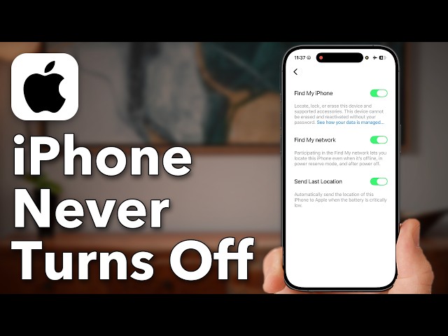 Your iPhone Never Actually Turns off Until You Change This Setting