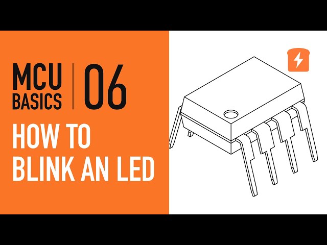 How to Blink an LED - Part 6 Microcontroller Basics (PIC10F200)