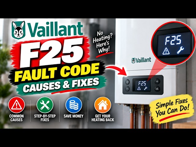 Vaillant F25 Fault Code on Boiler: Cause & Fix | Boilers2Go