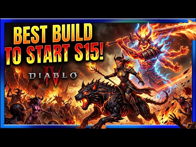 Diablo 4 Season 15 Best Build to Start : Infinite Ultimate Easy 1 Button Susanoo Warlock (Updated)