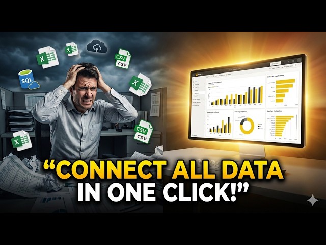 Still Importing Data Manually? Connect Multiple Sources in Power BI Like a Pro!