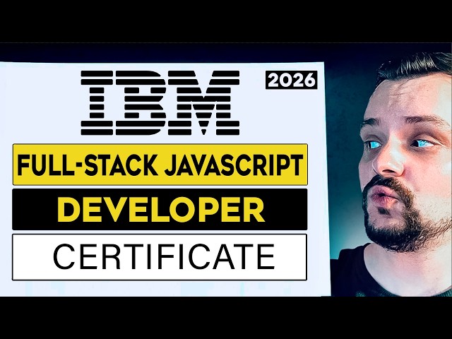 IBM Full-Stack JavaScript Developer Professional Certificate Review - 2026 | (Coursera Review)