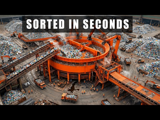 How Recycling Plants Sort Mixed Waste in Seconds