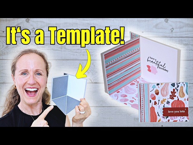 Pop Out Fun Fold Card Making Template | Use it Again & Again!