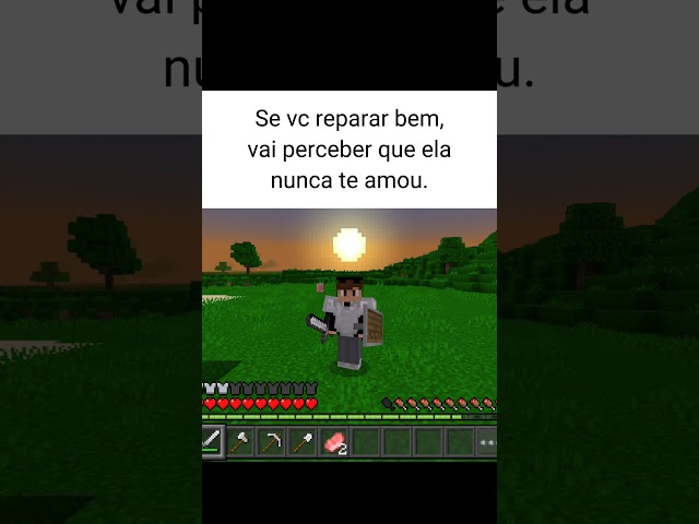 voltei da melhor forma 🤧 #minecraft #memes