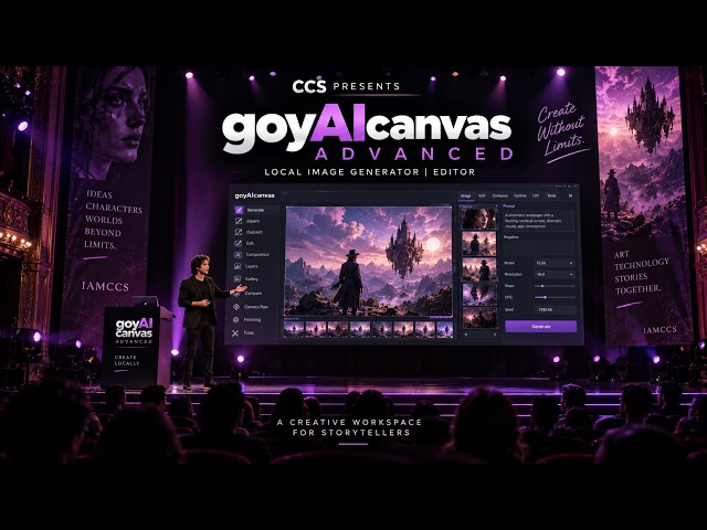 goyAIcanvas Advanced: Local AI Image Generation, Editing & Creative Workflow