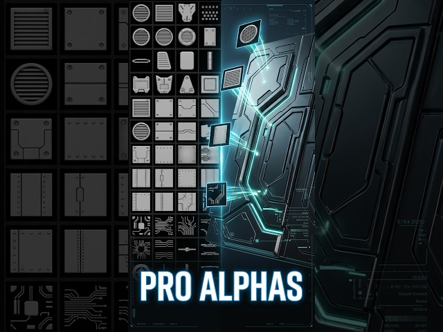 The Hard Surface Alpha Pack! Level Up Your WorkFlow