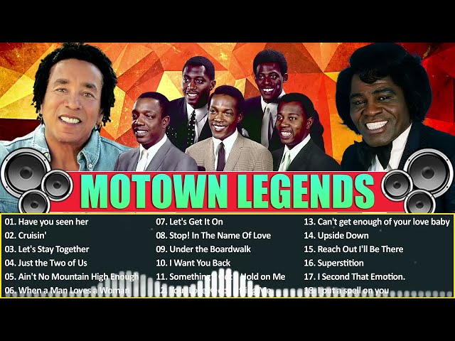 Motown Legends (70's. 80's. 90's) Oldies But Goodies ✨ BEST PLAYLIST ✨ Greatest Motown Songs Mix