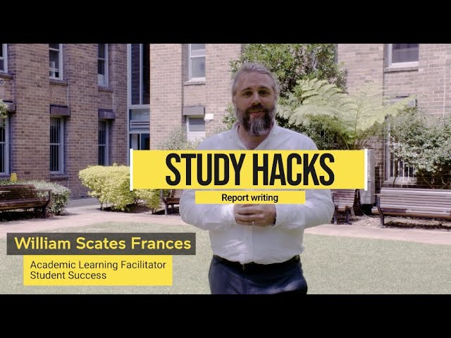 Study Hacks: Report writing