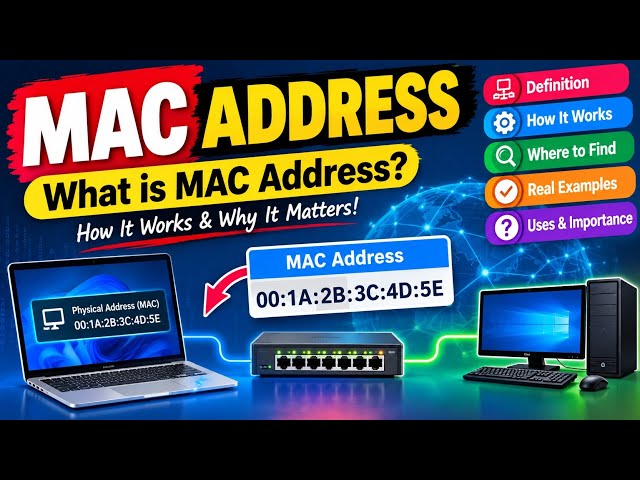 What is a MAC Address? | Physical Address in Networking
