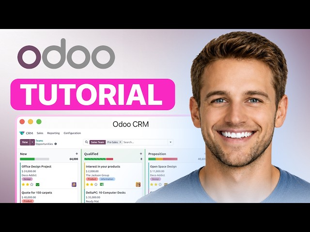 Odoo CRM Tutorial For Beginners 2026 | How to Use Odoo CRM (Step by Step)