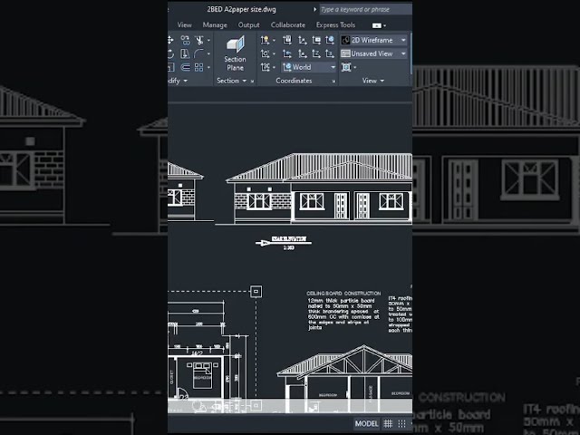 AutoCAD House Plan – Good Design or Bad Idea?    #autocad #architecture