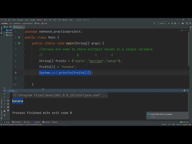 Arrays | Java Basics part 6 sohar university